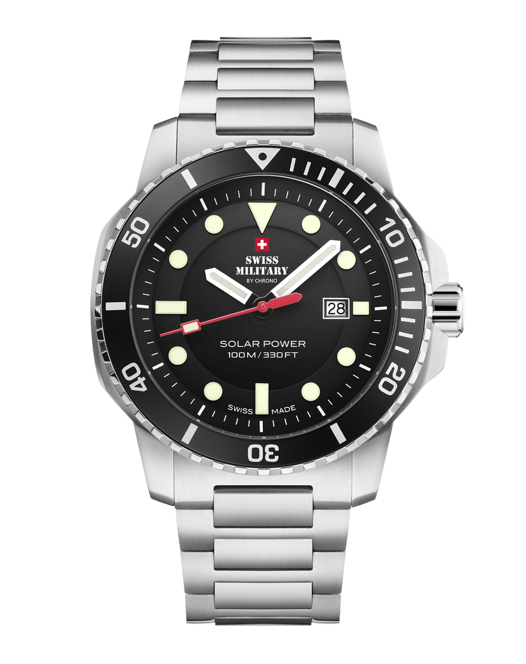 Swiss Military By Chrono, Reloj De Pulsera Caballero Movimiento Solar