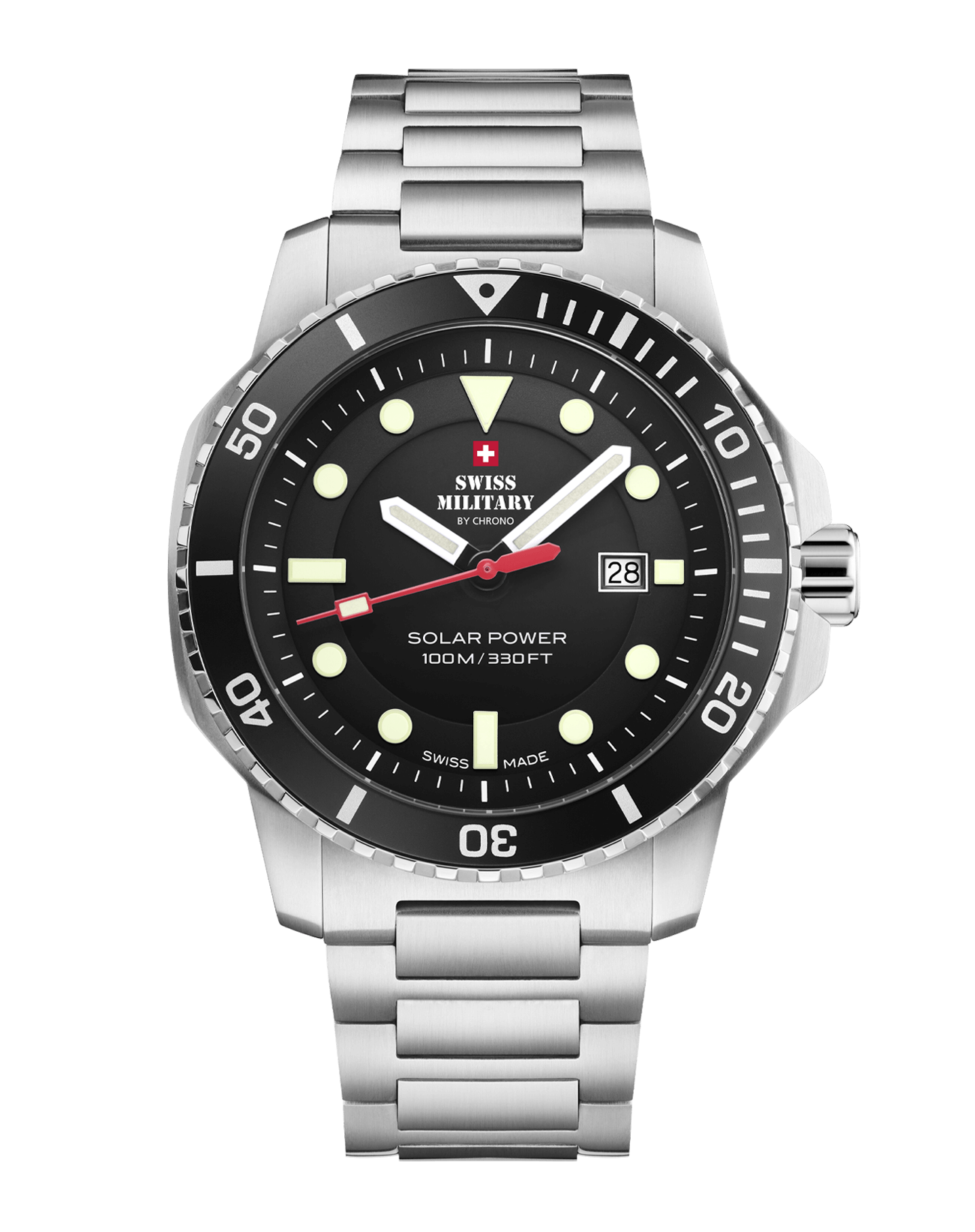 Swiss Military By Chrono, Reloj De Pulsera Caballero Movimiento Solar