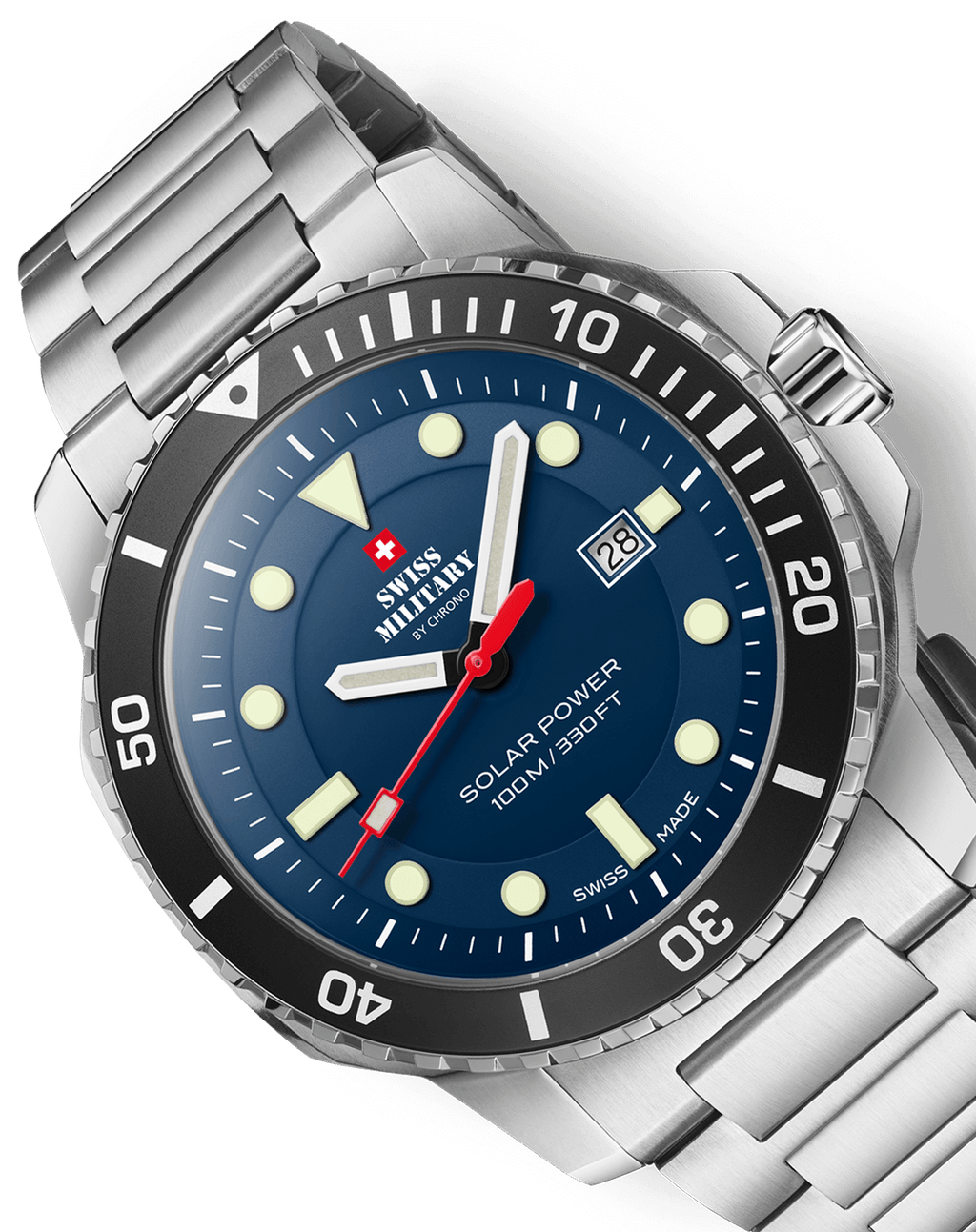 Swiss Military By Chrono, Reloj De Pulsera Caballero Movimiento Solar
