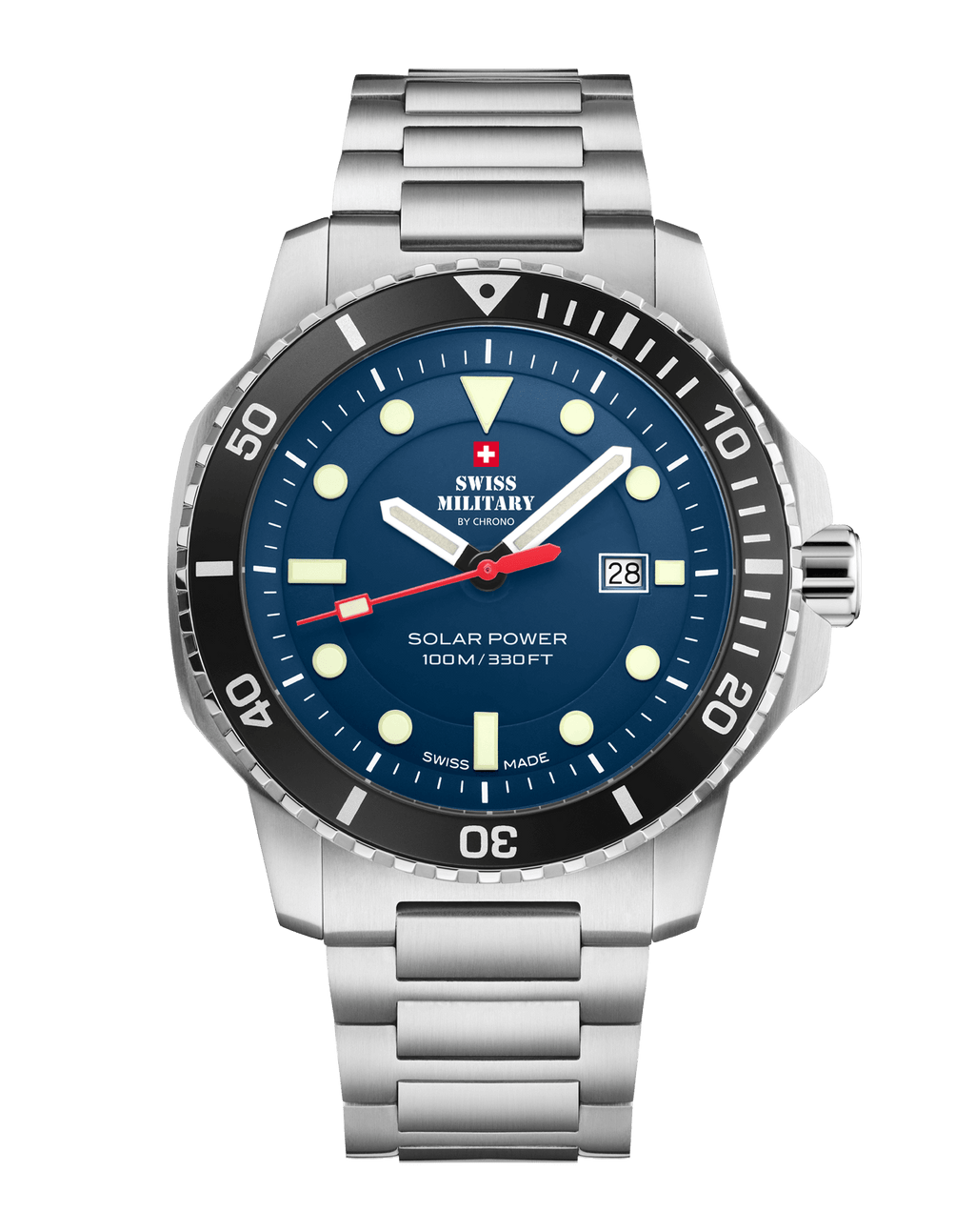 Swiss Military By Chrono, Reloj De Pulsera Caballero Movimiento Solar