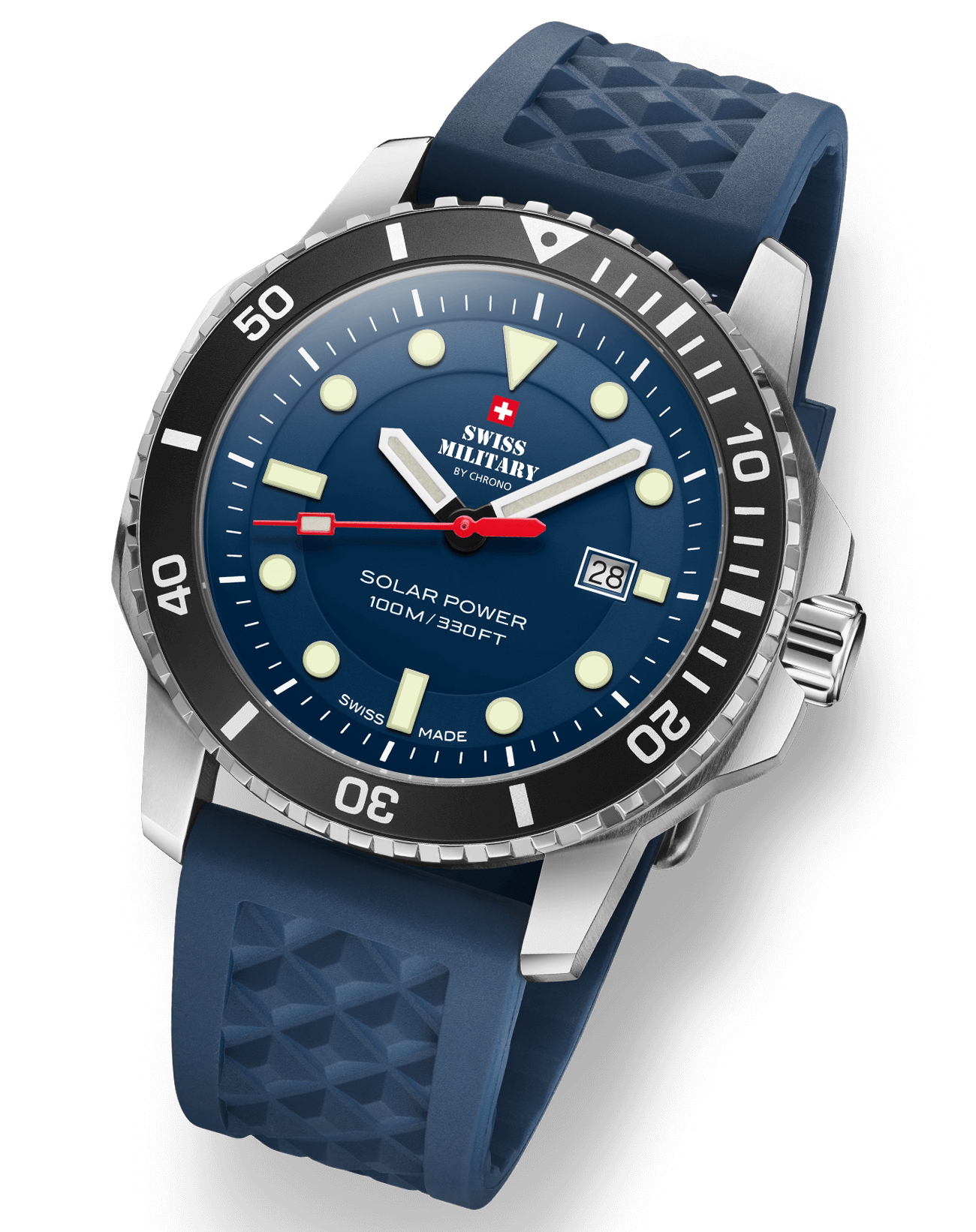 Swiss Military By Chrono, Reloj De Pulsera Caballero Movimiento Solar