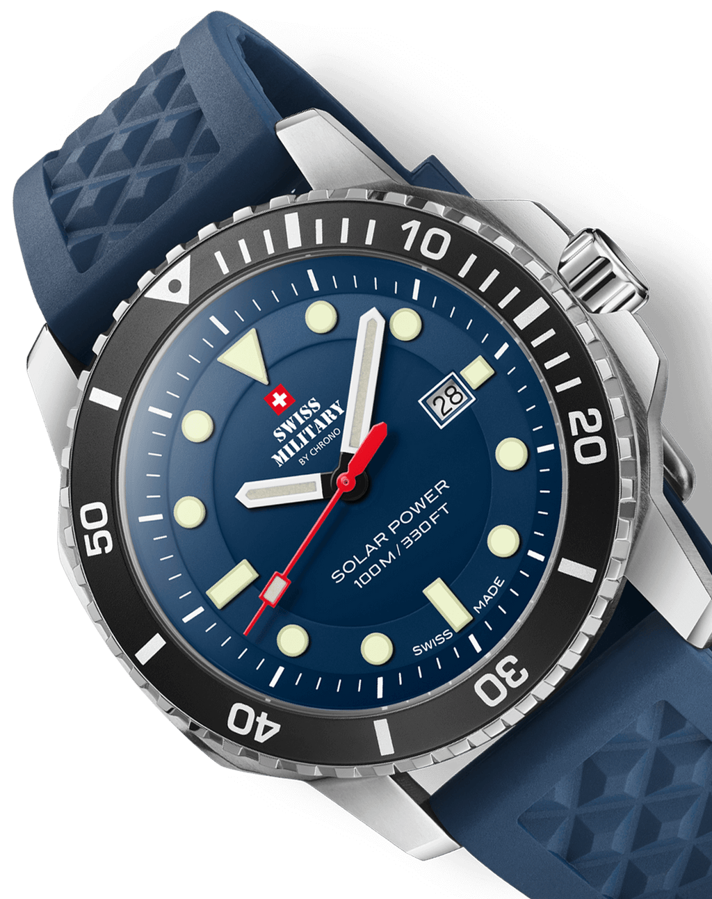 Swiss Military By Chrono, Reloj De Pulsera Caballero Movimiento Solar