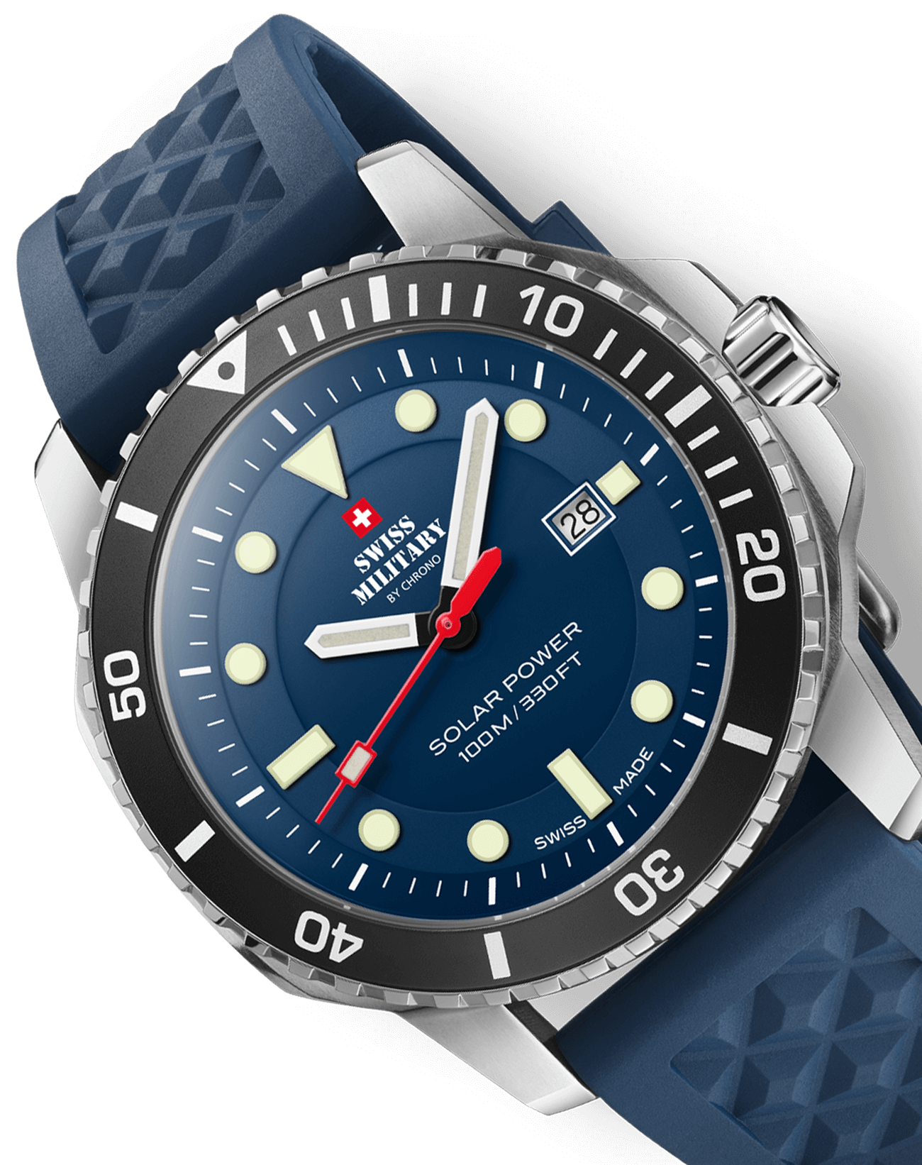 Swiss Military By Chrono, Reloj De Pulsera Caballero Movimiento Solar