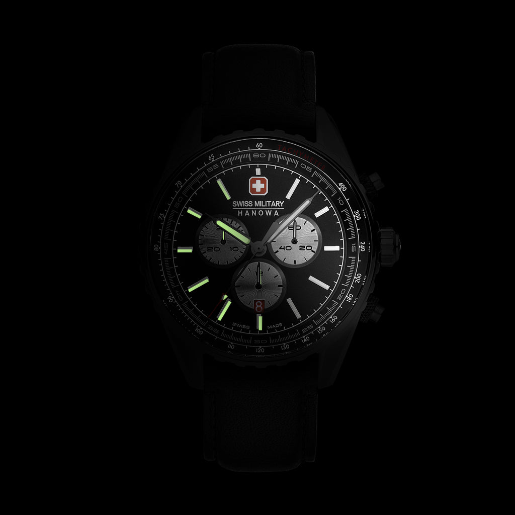 Afterburn Chrono dial negro