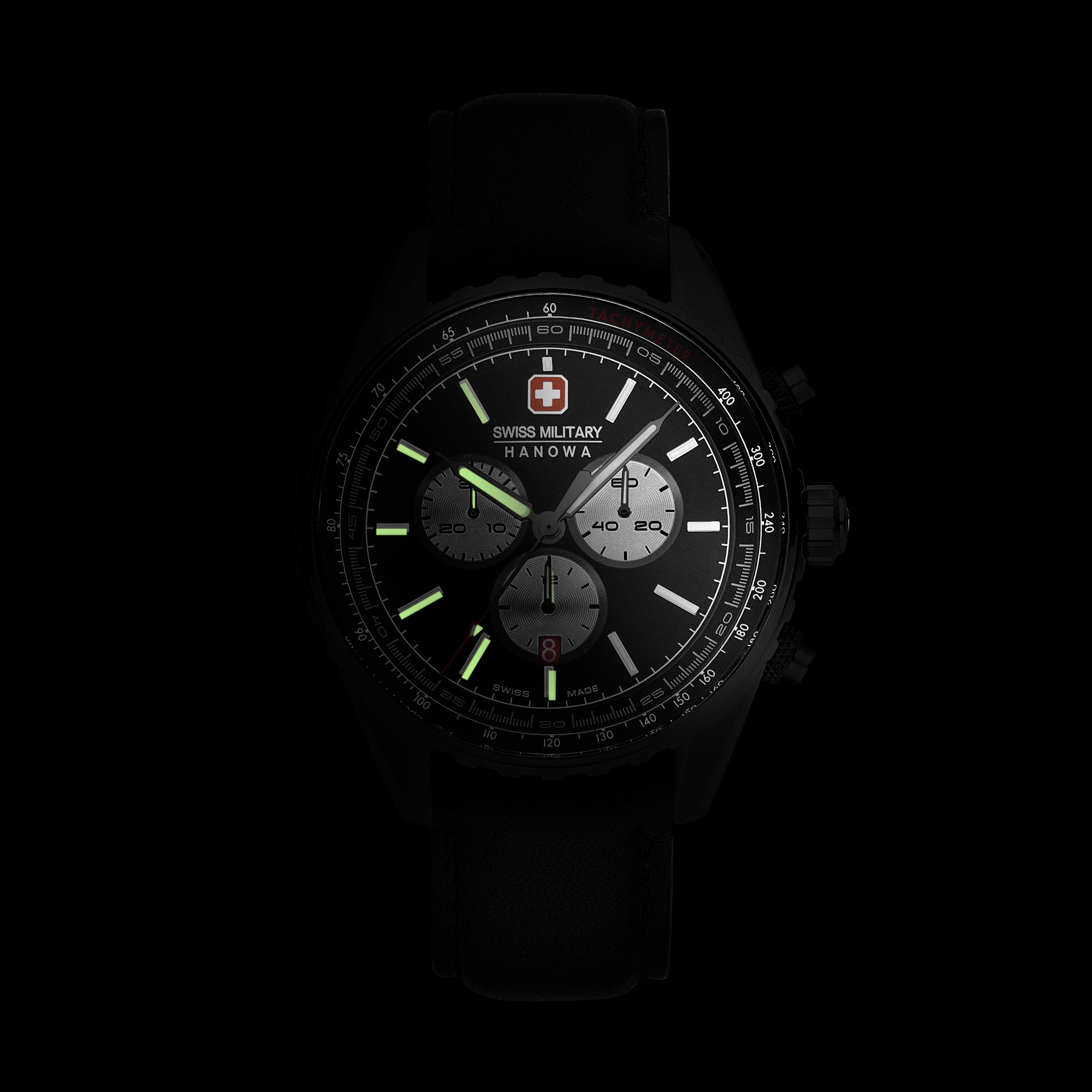 Afterburn Chrono dial negro