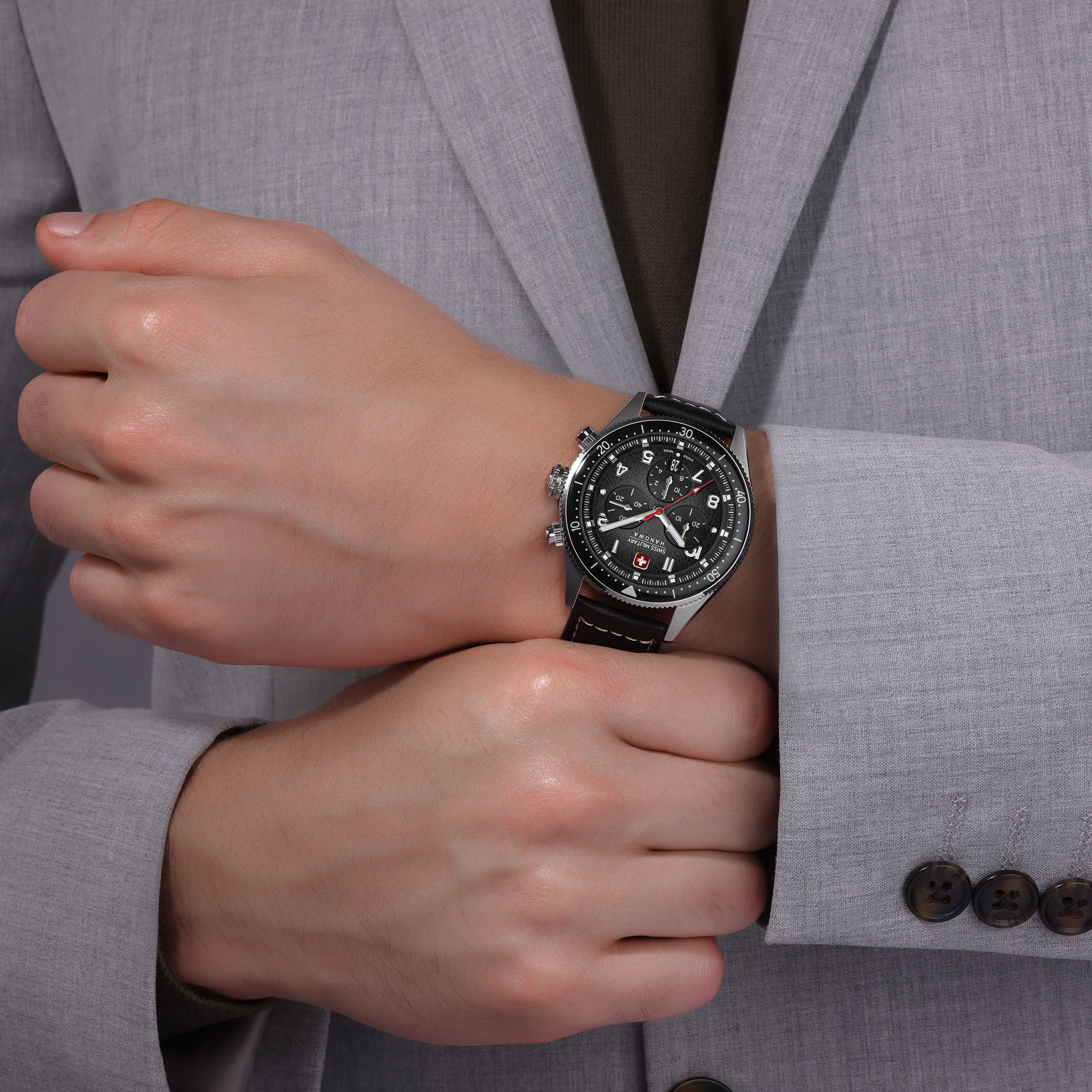 Greyhound Chrono Black
