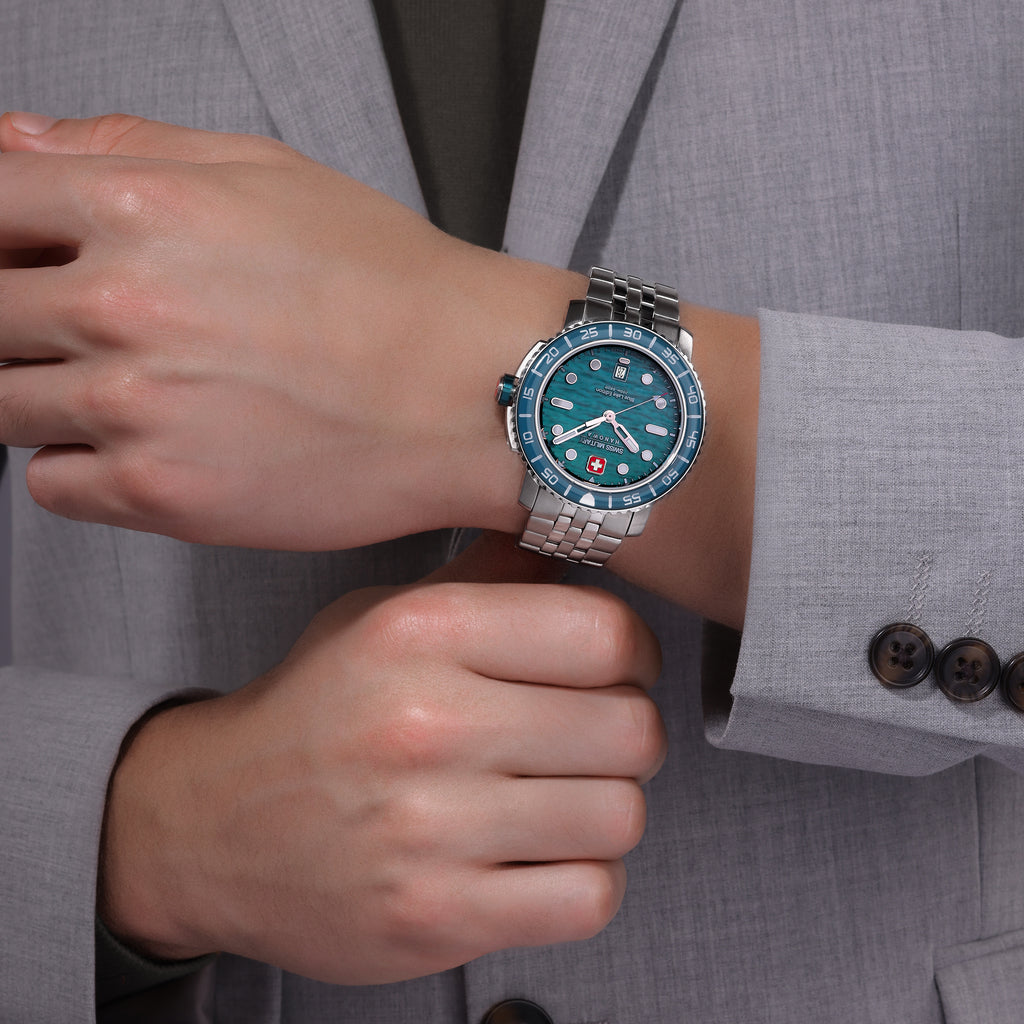 Swiss Blue Lake Dial