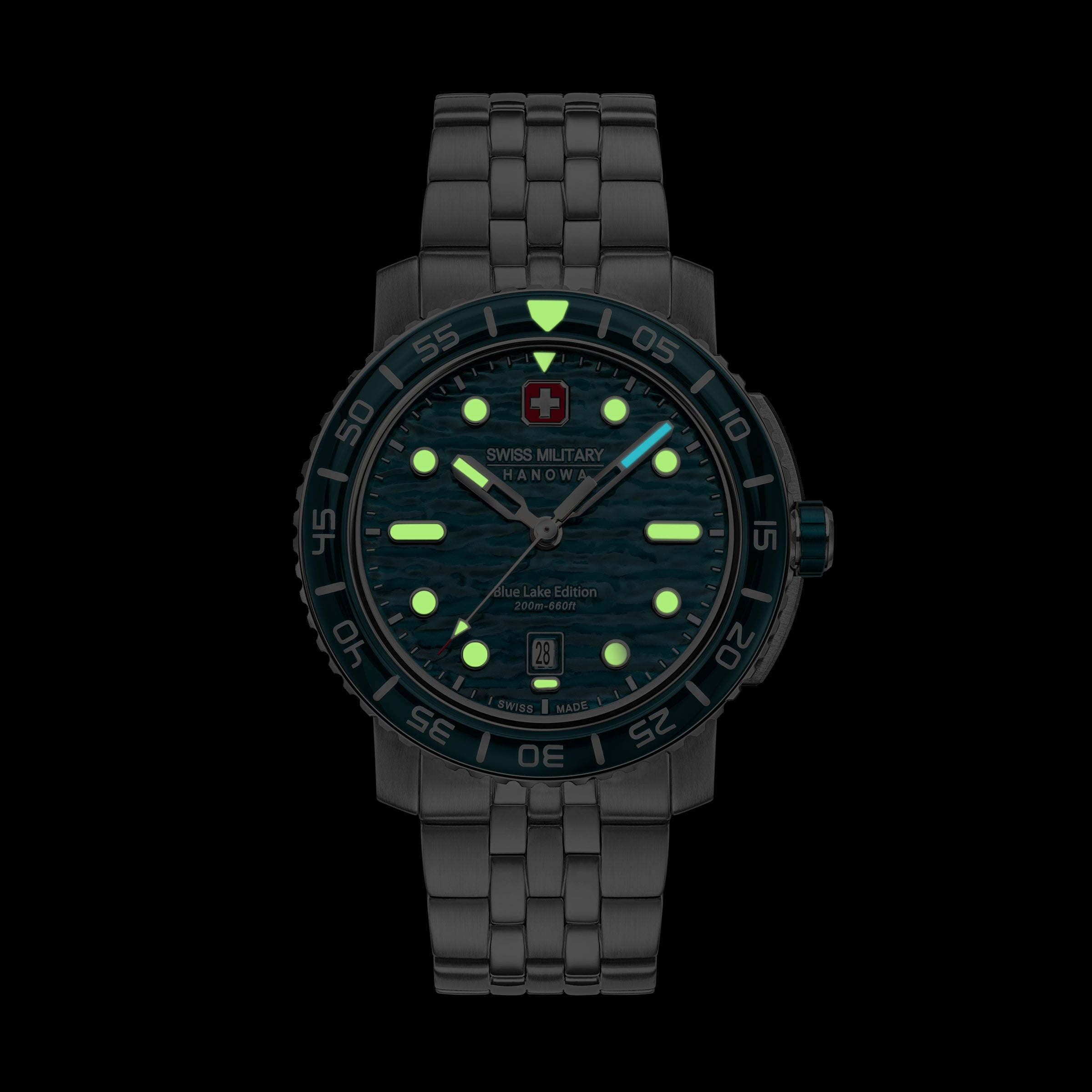 Swiss Blue Lake Dial