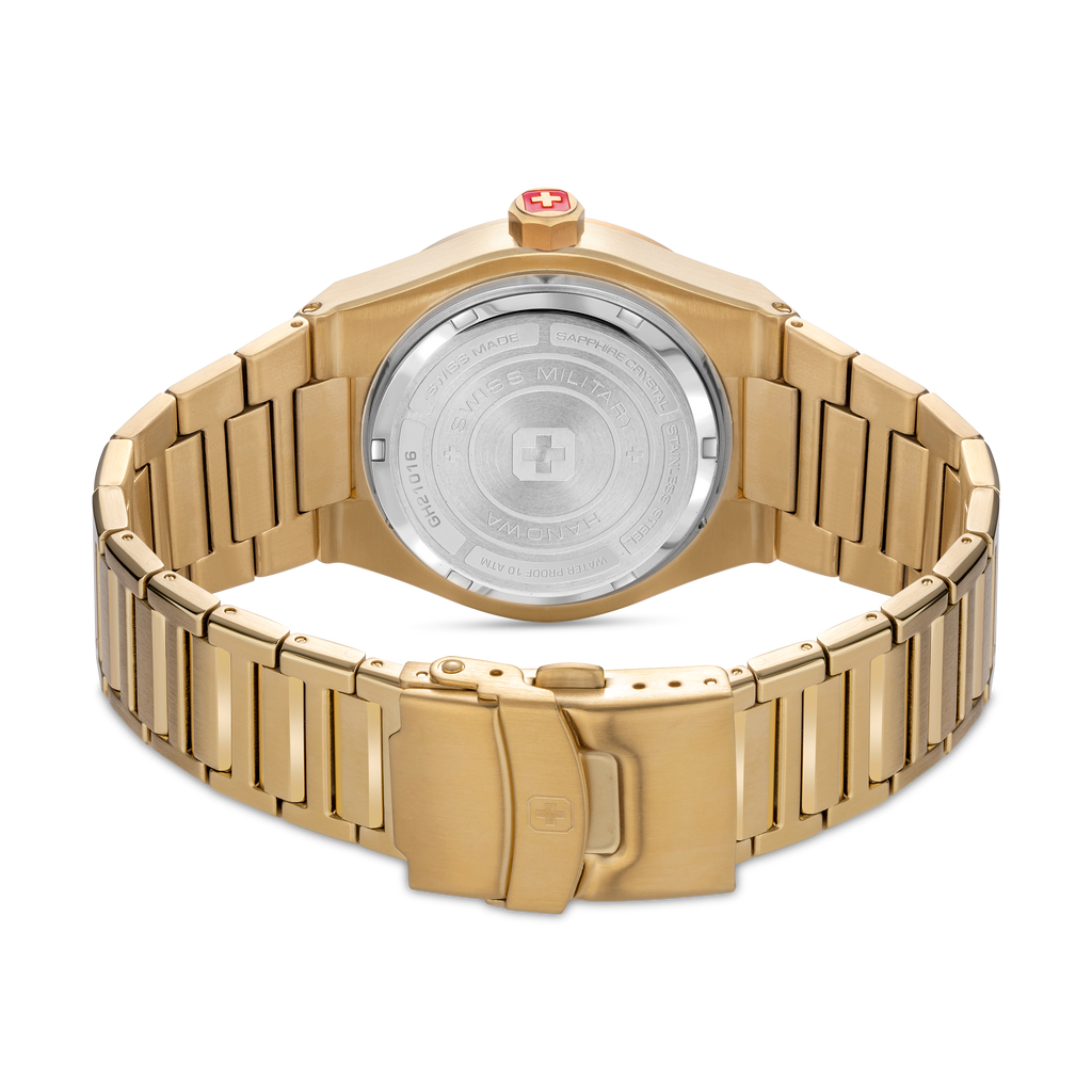 Sidewinder Black Dial Gold Colored