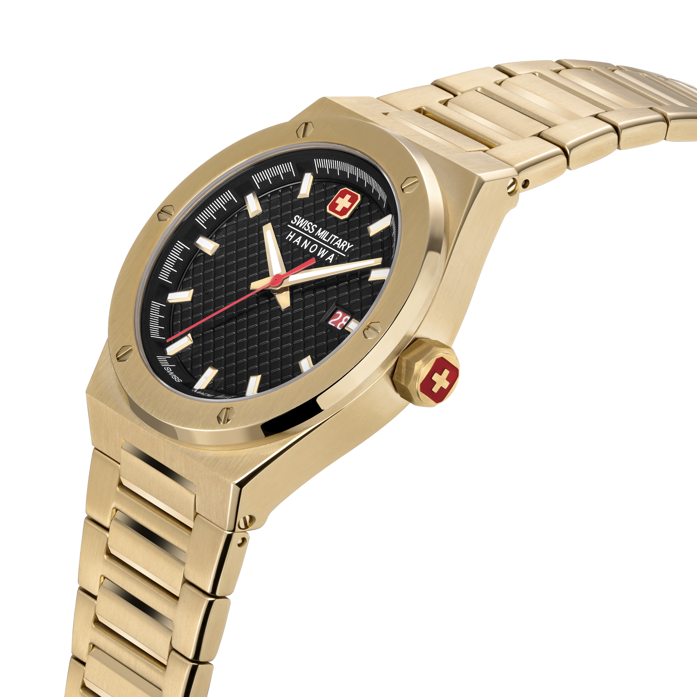 Sidewinder Black Dial Gold Colored
