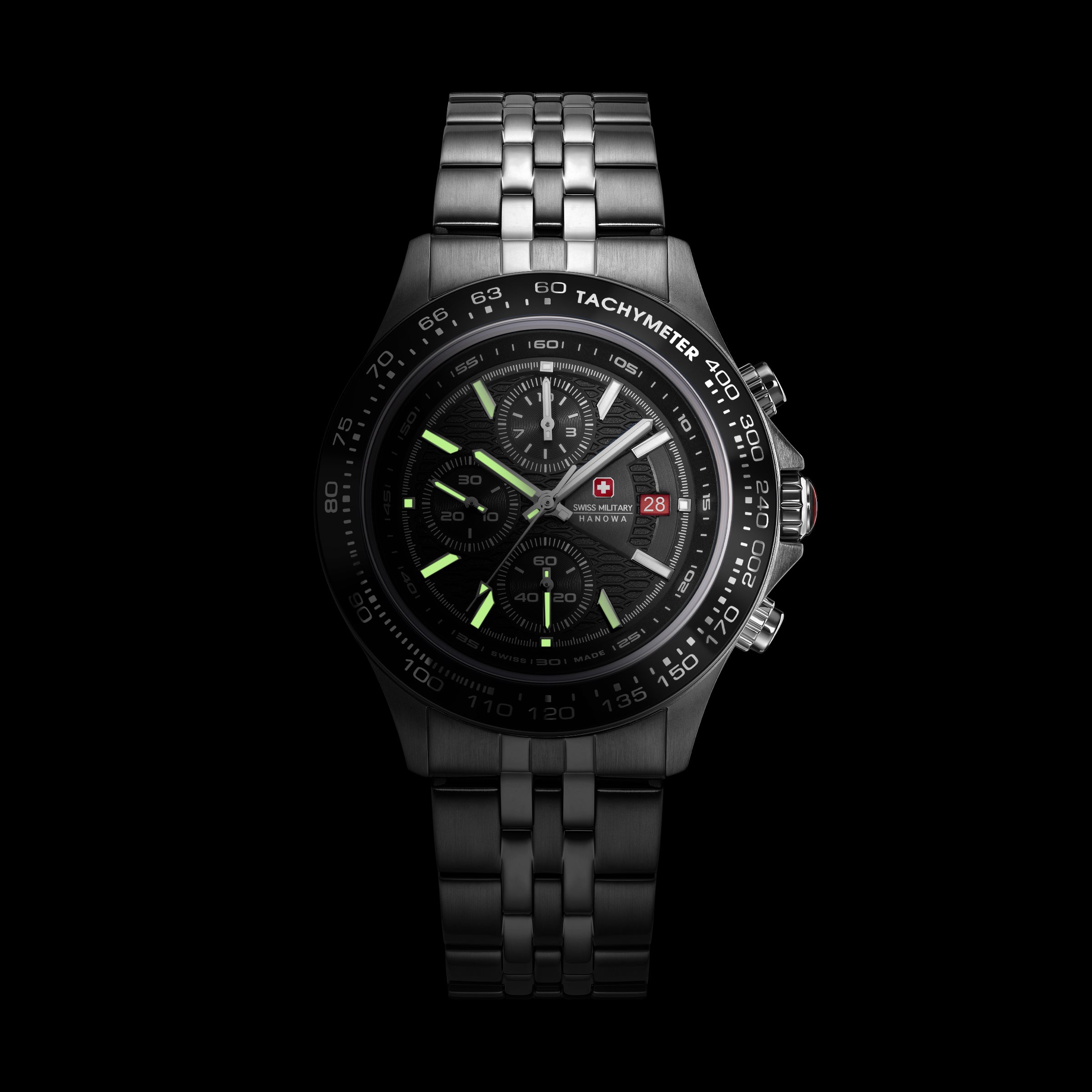 Watchman Chrono dial negro