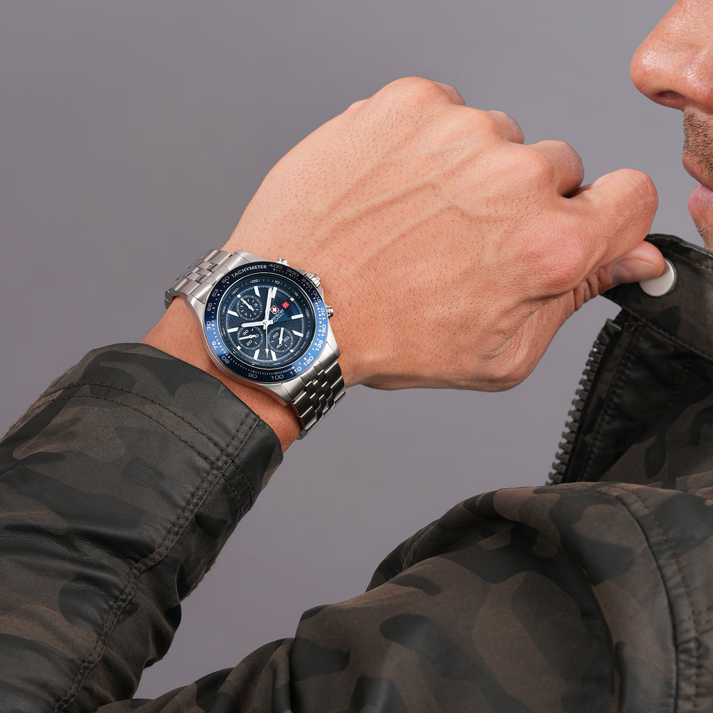 Watchman Chrono dial azul