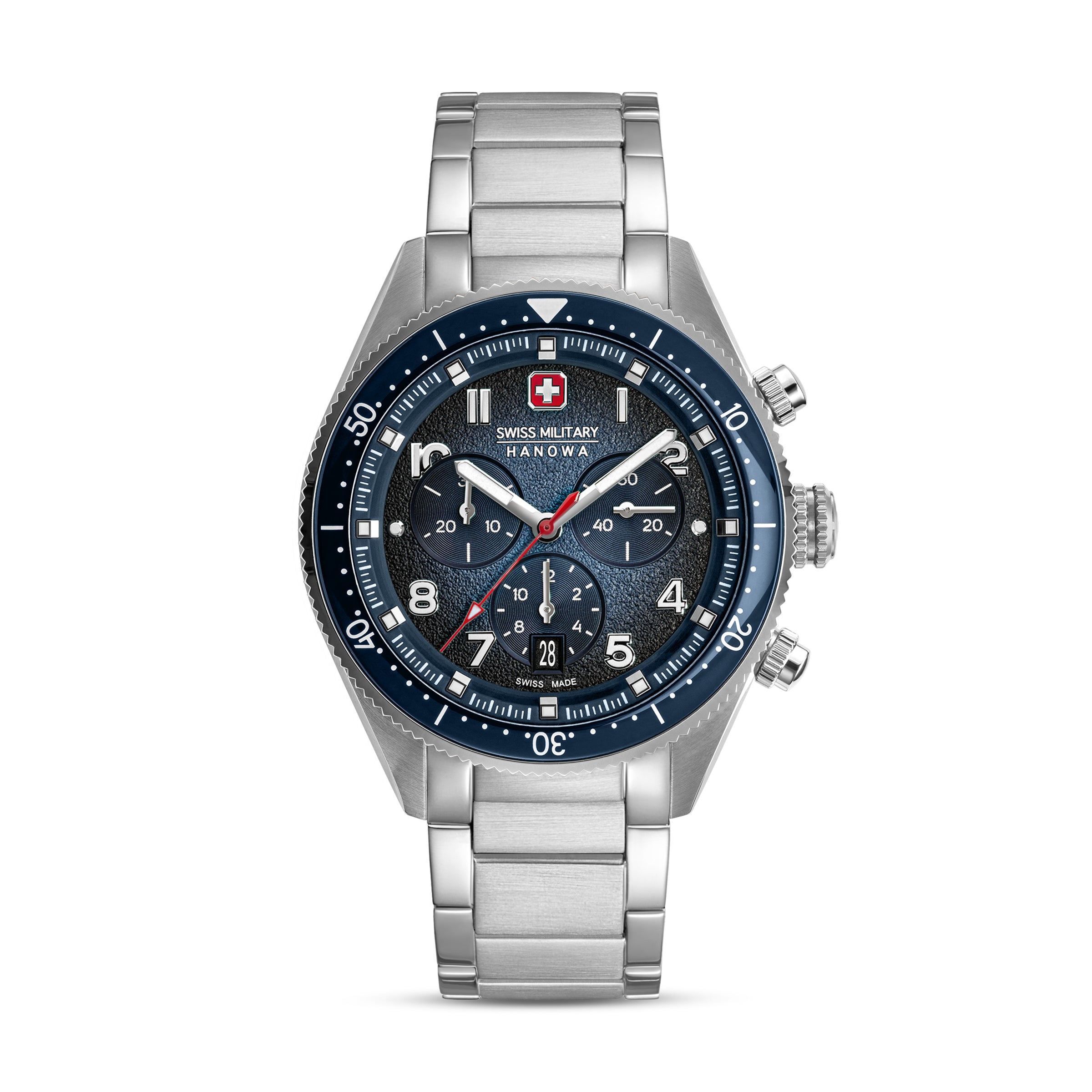 Greyhound Chrono dial azul