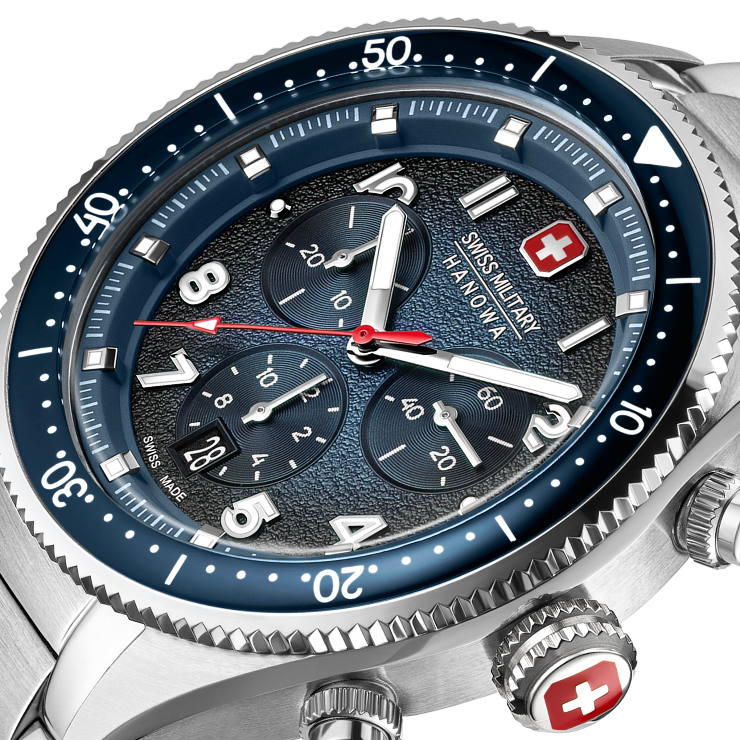 Greyhound Chrono dial azul