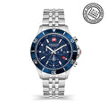 Flagship X Chrono dial azul
