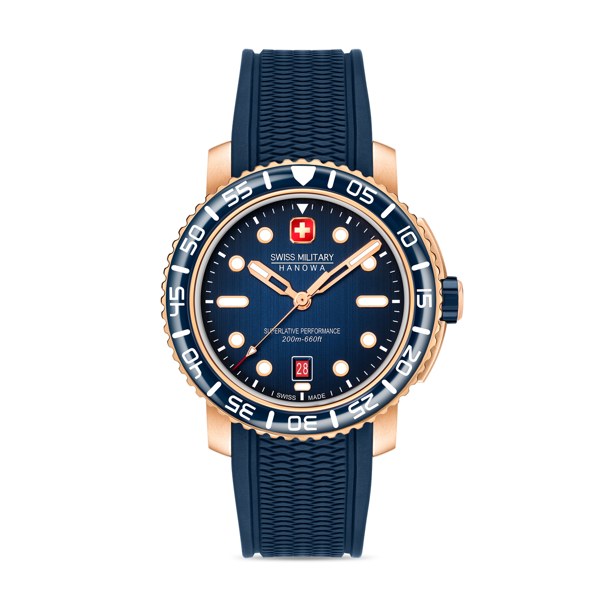 Black Marlin Blue Dial