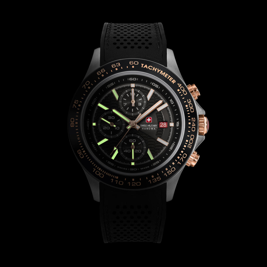 Watchman Chrono color negro