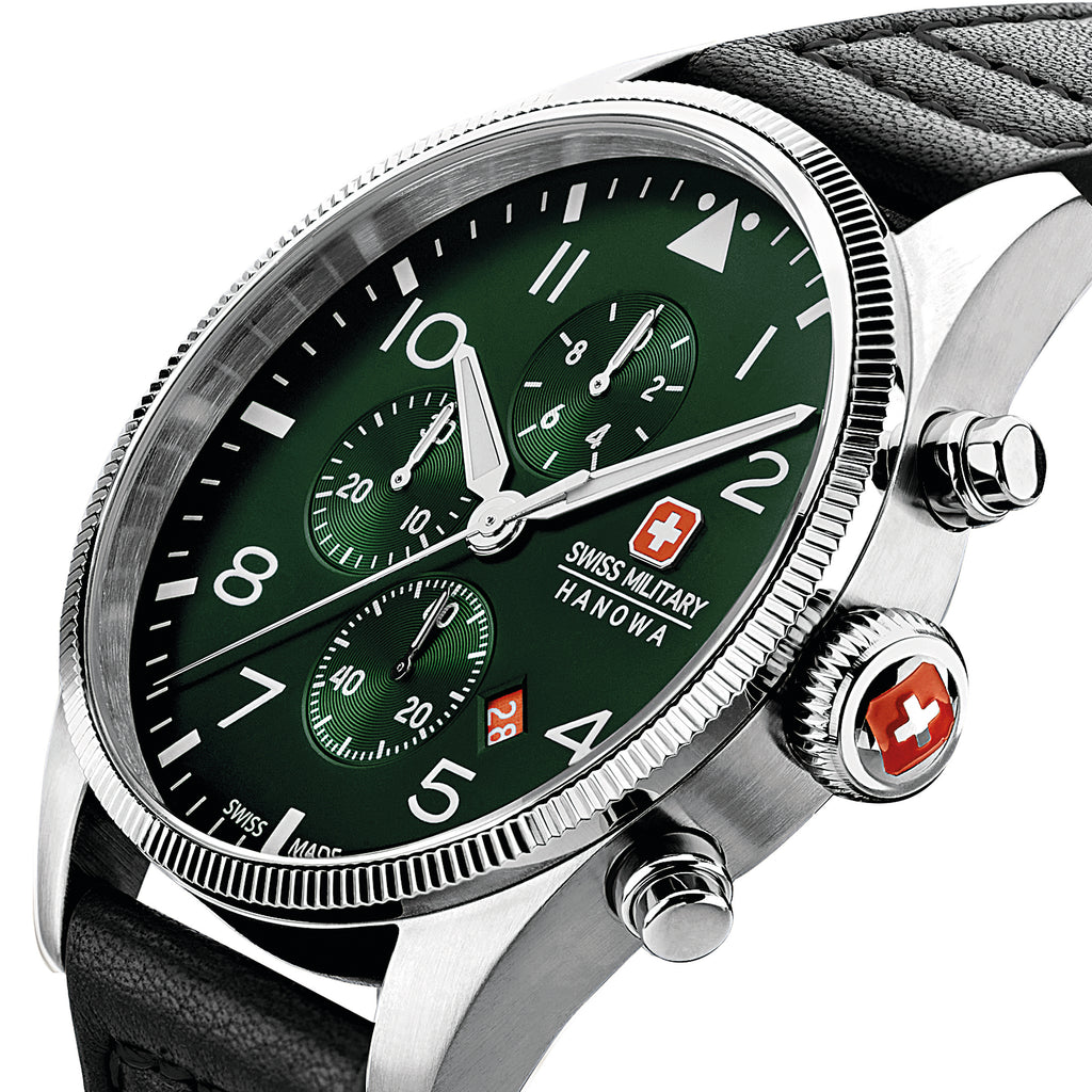 Thunderbolt Chrono dial verde