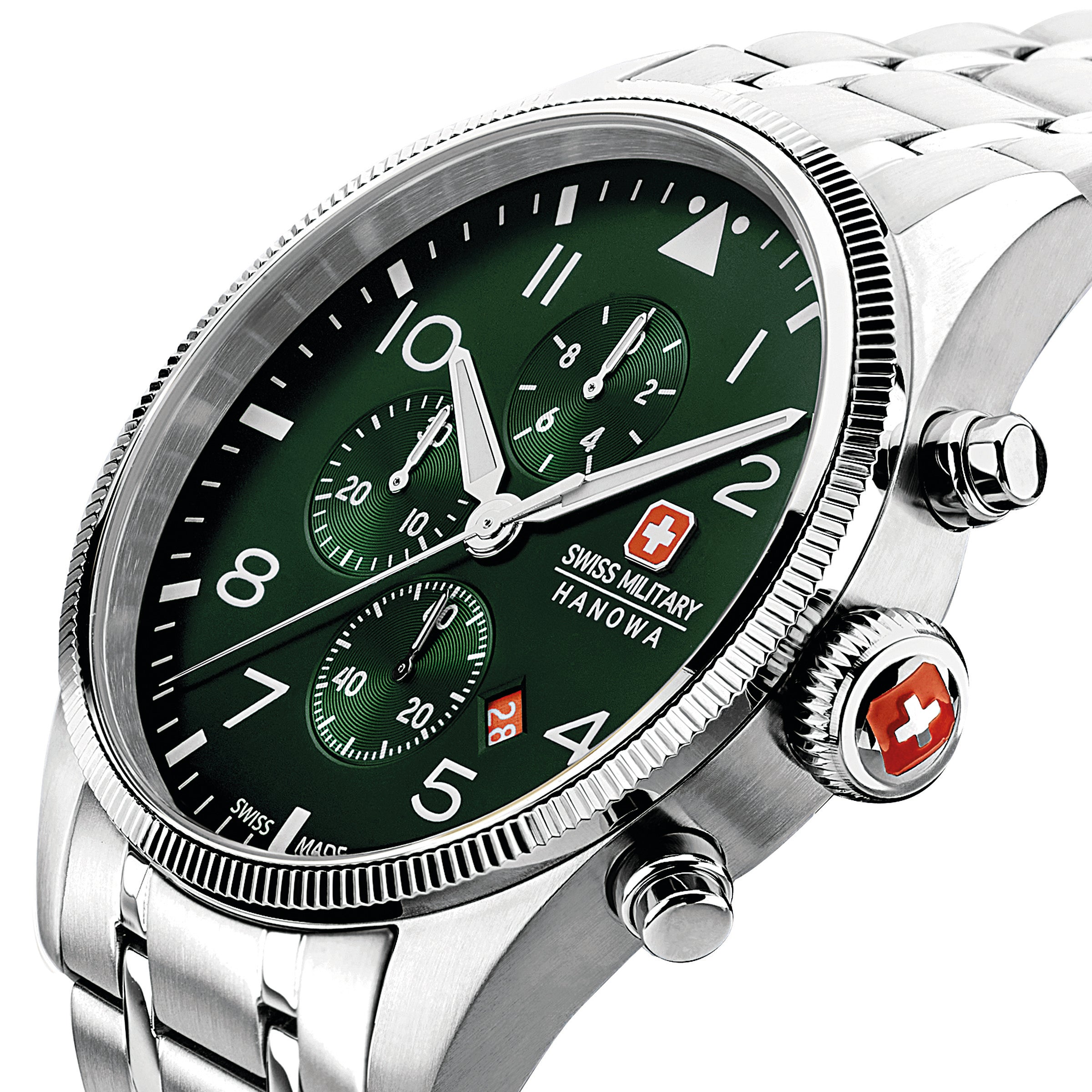 Thunderbolt Chrono dial verde