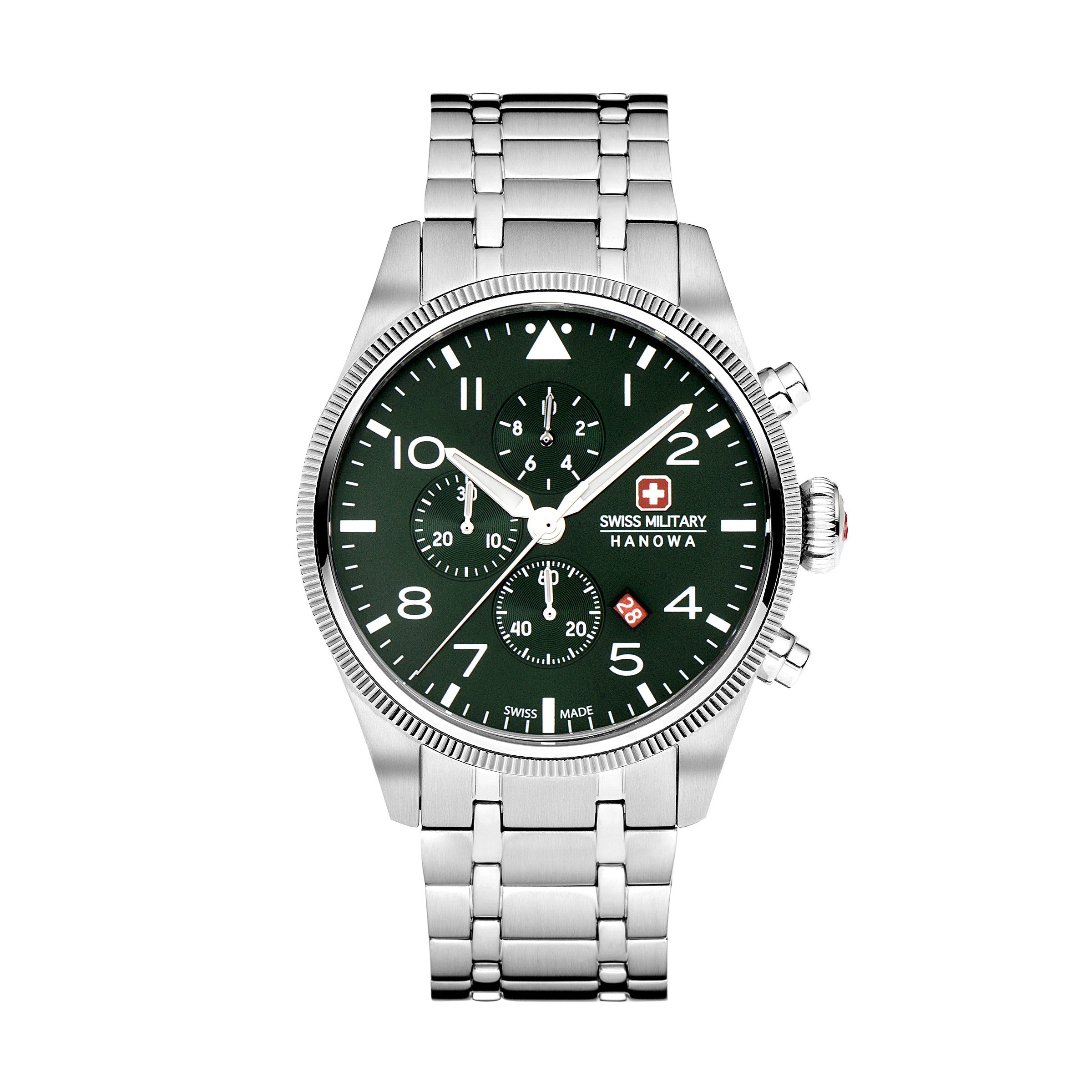 Thunderbolt Chrono dial verde