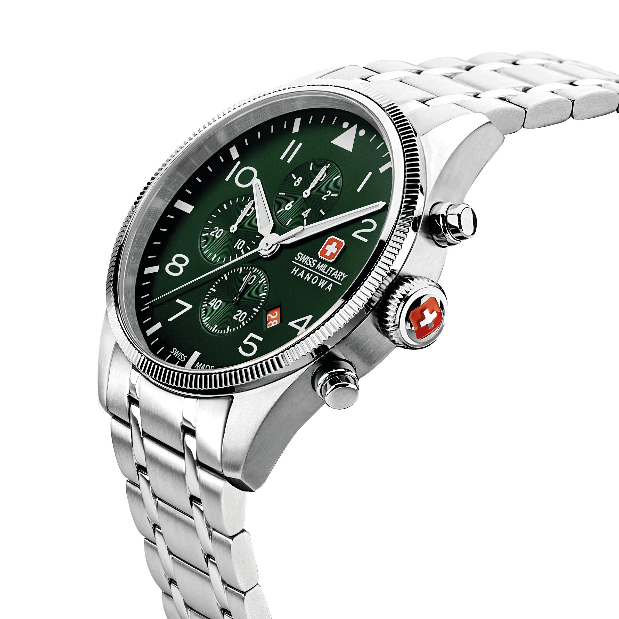 Thunderbolt Chrono dial verde