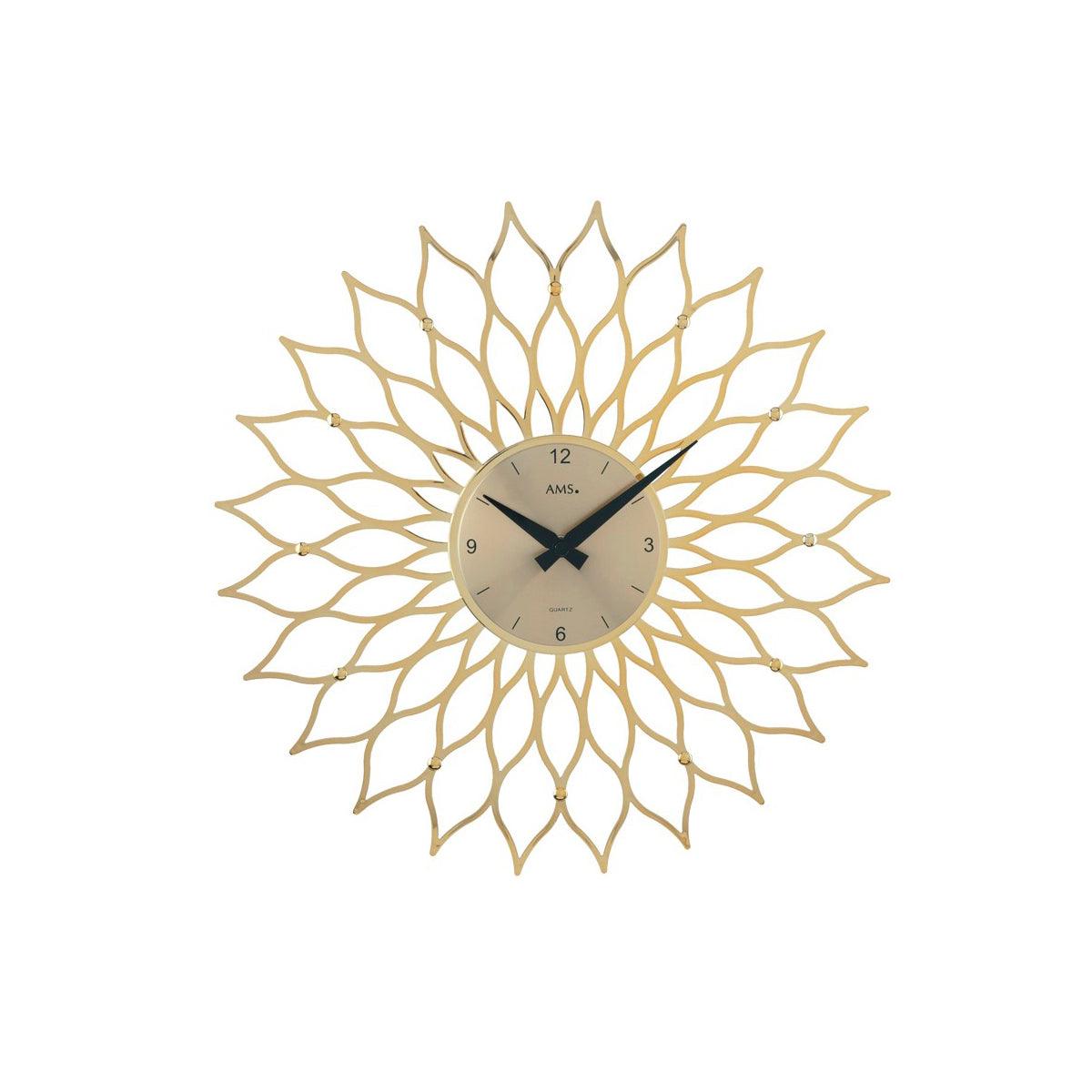 Reloj de pared moderno con mecanismo de cuarzo
